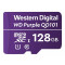 Карта памяти Western Digital MEMORY MICRO SDXC QD101 128GB UHS-I WDD128G1P0C WDC специализированная для видеонаблюдения-фото1